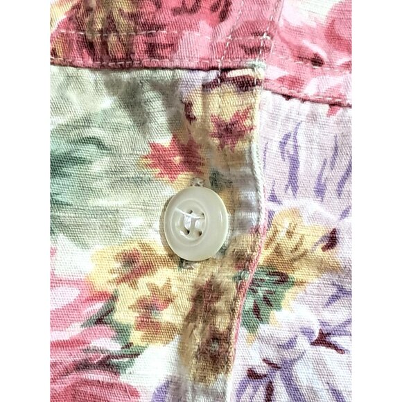 New Identity Women's Floral Cotton Jacket Size L - Picture 8 of 12